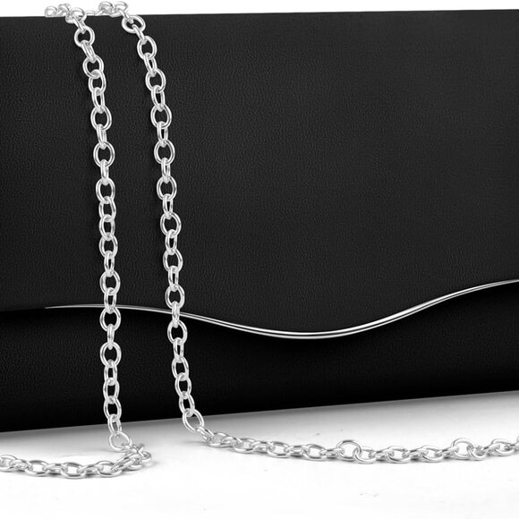Clutch Purses for Women, Formal Evening Bags Suede Shoulder Envelope Party Handb - Picture 1 of 7
